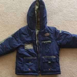 Reversible Dinosaur Winter Jacket